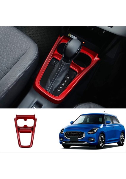 Araba Orta Konsol Vites Değiştirme Çerçevesi Bardak Tutucu Trim Kapak Sticker Iç Aksesuarlar Suzuki Swift 2024,B (Yurt Dışından) modelleri