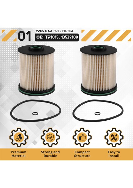 2 Adet TP1015 Yakıt Filtresi Chevy Cruze Tahoe Silverado Gmc Sierra Yukon 23304096 13539108 (Yurt Dışından) fırsatları