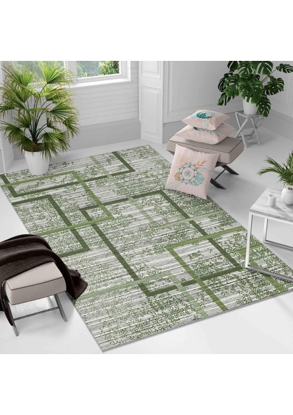 Kaymaz Taban Yıkanabilir Halı – Mutfak, Salon, Yatak Odası Için Modern Dijital Baskı Halı