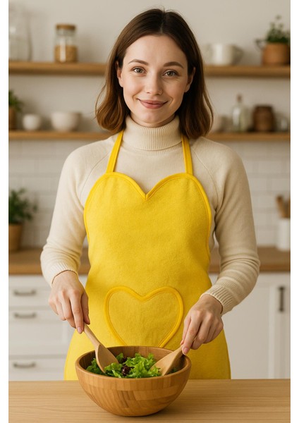 Amor Kalpli Havlu Mutfak Önlüğü – Ayarlanabilir Askılı fiyatları