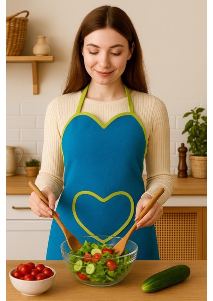 Amor Kalpli Havlu Mutfak Önlüğü – Ayarlanabilir Askılı fiyatları
