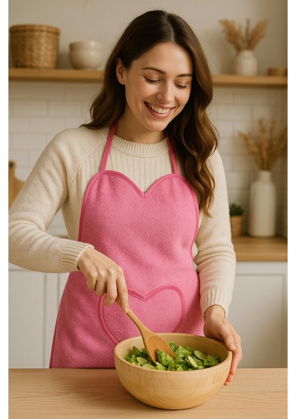 Amor Kalpli Havlu Mutfak Önlüğü – Ayarlanabilir Askılı fiyatları