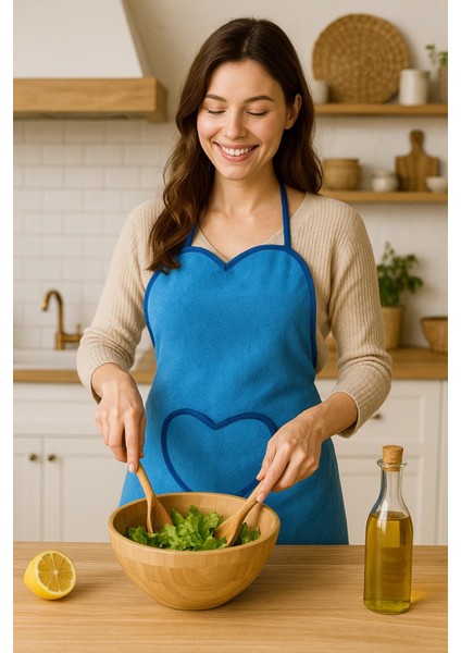 Amor Kalpli Havlu Mutfak Önlüğü – Ayarlanabilir Askılı fiyatları