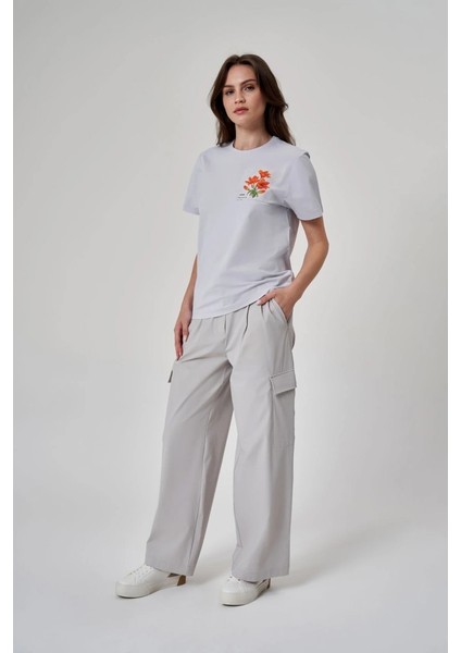 Kadın TSHIRT-1522117 -Buz Mavisi