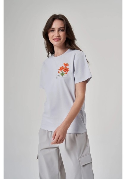 Kadın TSHIRT-1522117 -Buz Mavisi fiyatları