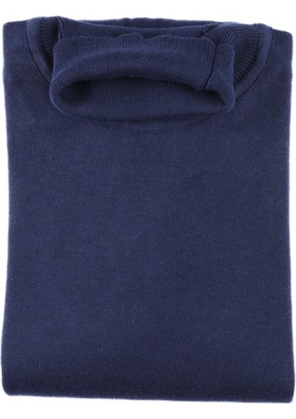 Slim Fit Kesim Modern Erkek Pamuklu Tam Balıkçı Yaka Triko KAZAK-KAV6400W fiyatları
