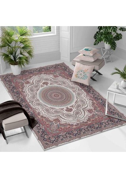 Kaymaz Taban Yıkanabilir Halı – Mutfak, Salon, Yatak Odası Için Modern Dijital Baskı Halı