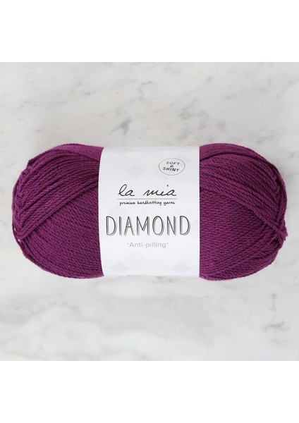 Diamond Koyu Mor El Örgü İpi - L019 - 34261