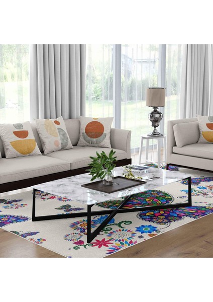 Kaymaz Taban Yıkanabilir Halı – Mutfak, Salon, Yatak Odası Için Modern Dijital Baskı Halı fiyatları