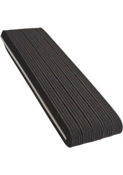 Lastik En 2 cm 10 Metre Siyah