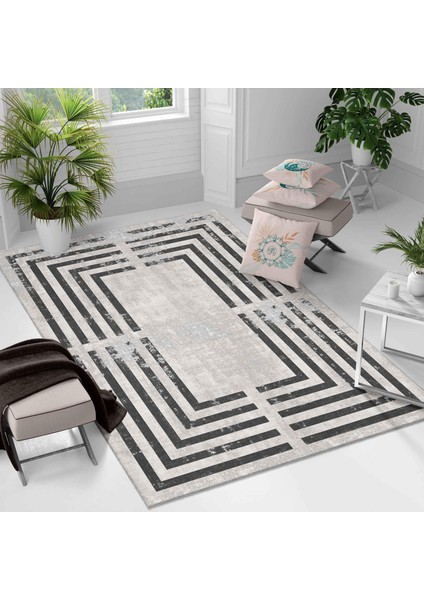 Kaymaz Taban Yıkanabilir Halı – Mutfak, Salon, Yatak Odası Için Modern Dijital Baskı Halı