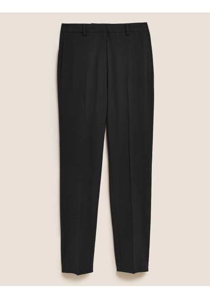 Slim Fit Yüksek Bel Pantolon