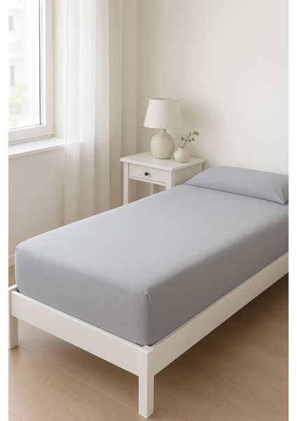 Tek Kişilik Düz Penye %100 Pamuklu Lastikli Çarşaf 100X200 fiyatları