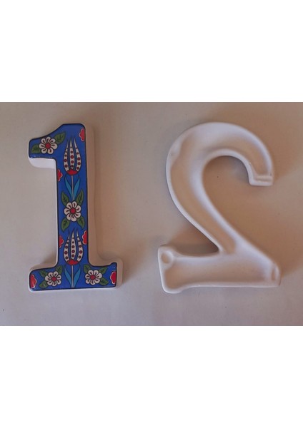 Seramik Lale Desenli Kapı Numarası,ev Numarası,otel Odası Numaraları fırsatları