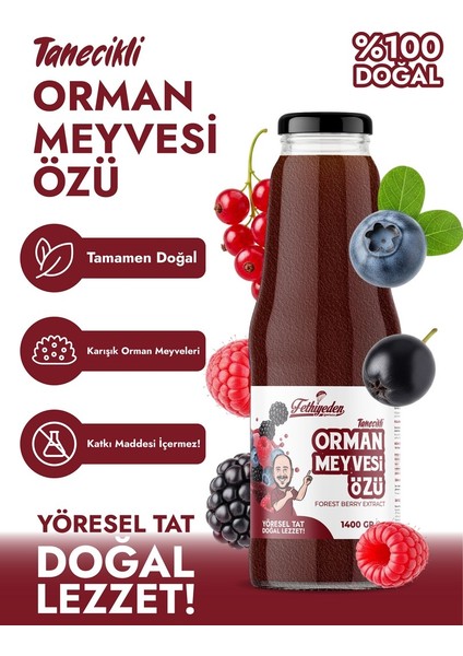Tanecikli Orman Meyvesi Özü 1400gr