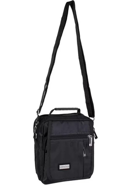 2248 Erkek Lüks Siyah Renk Büyük Boy Bol Bölmeli El Çantası