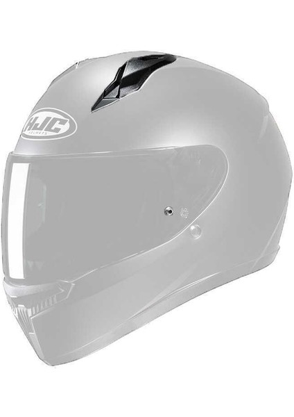 C10 Kask Tepe Havalandırma Siyah