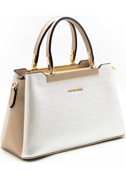 Kadın Omuz Çantası 913-42435 Silver Polo Bayan Çantası M46 Sedef-Mat S.nut fiyatları