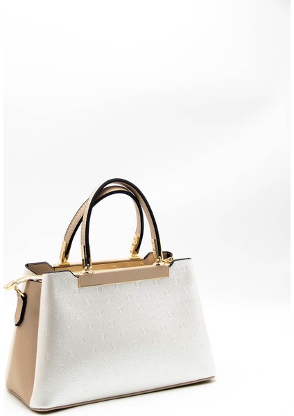 Kadın Omuz Çantası 913-42435 Silver Polo Bayan Çantası M46 Sedef-Mat S.nut fırsatları