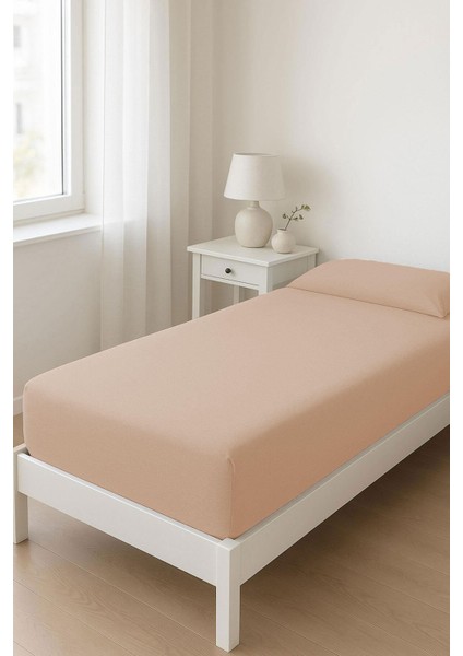 Tek Kişilik Düz Penye Pamuklu Lastikli Çarşaf 100X200 fiyatları