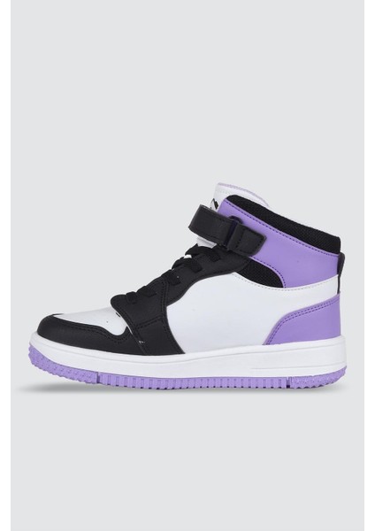 Haykat Mor Cırtlı Bilekli Kız Çocuk Sneaker Spor Ayakkabı modelleri