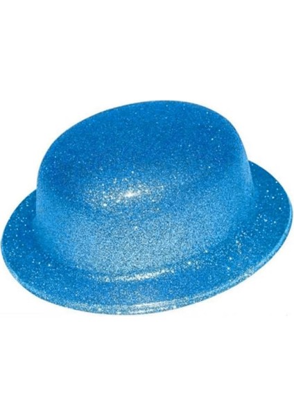 Bfs mavi Renk Simli Melon Yuvarlak Parti Şapkası 24X26 cm fiyatları