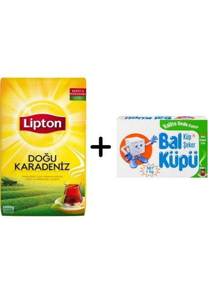 Doğu Karadeniz Dökme Siyah Çay 1000 gr + Balküpü Kesme Şeker 1000 gr