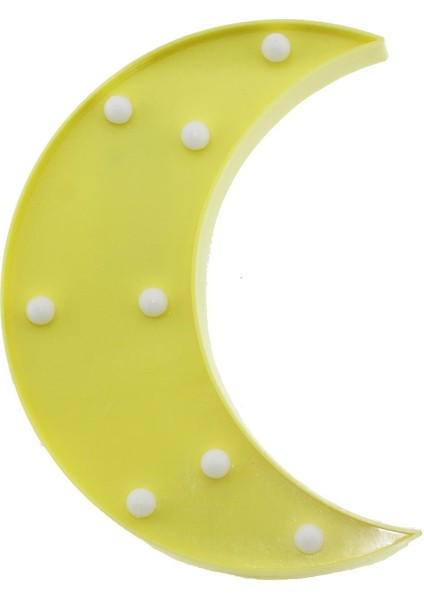 24CM LED Işıklı Plastik Ay Dede Gece Lambası indirimleri