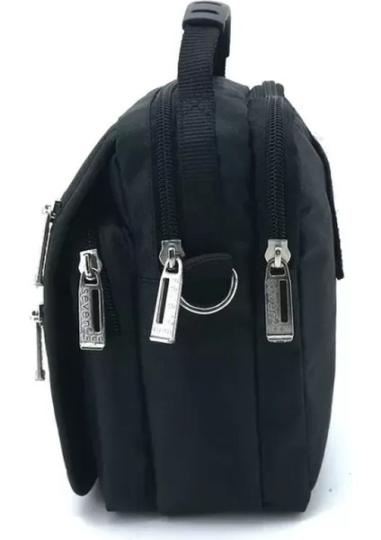 Erkek Lüks Siyah Renk Orta Boy Bol Bölmeli El Çantası modelleri