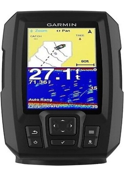 Garmın Balık Bulucu + Gps Strıker Plus 4 Siyah