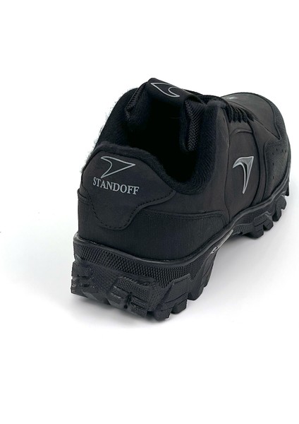 Erkek Siyah Gri Su ve Soğuğa Karşı Kışlık Outdoor Ayakkabısı indirimleri