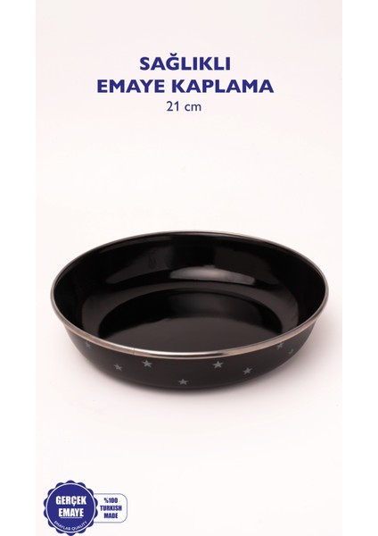 Star Emaye Bowl Tabağı - Bowl Kase - Salata Kasesi - Sunum Kasesi 21CM fiyatları