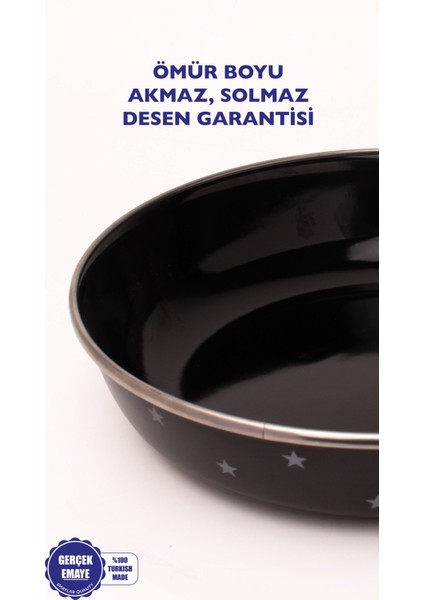 Star Emaye Bowl Tabağı - Bowl Kase - Salata Kasesi - Sunum Kasesi 21CM modelleri