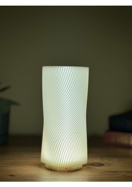 Spıra Gece Lambası - Masa Lambası - Kamp Lambası 18CM USB 5V