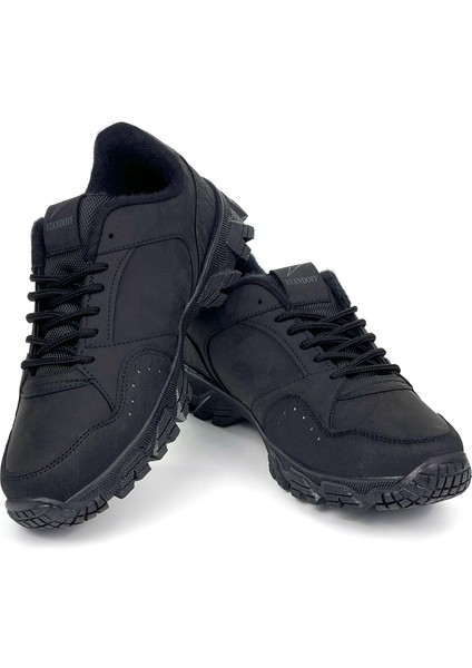 Erkek Siyah Su ve Soğuğa Karşı Kışlık Outdoor Ayakkabısı modelleri