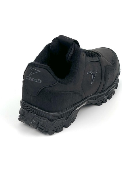 Erkek Siyah Su ve Soğuğa Karşı Kışlık Outdoor Ayakkabısı indirimleri