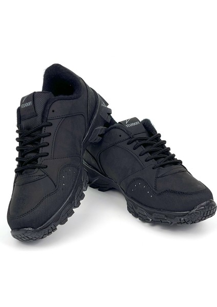 Erkek Siyah Gri Su ve Soğuğa Karşı Kışlık Outdoor Ayakkabısı modelleri