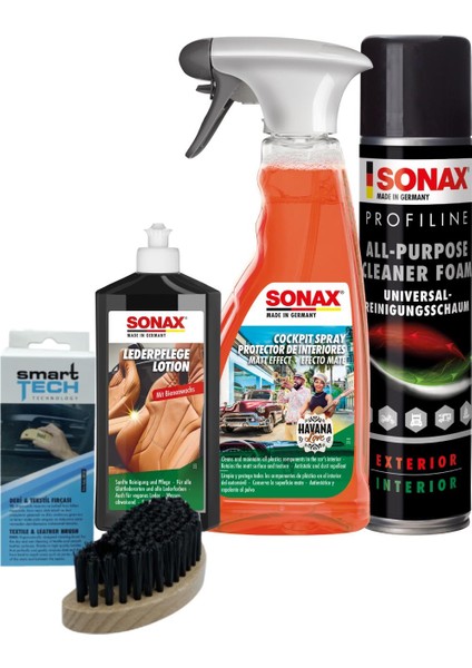 Deri & Vinil Döşeme Araç Temizleme ve Bakım Seti (Kullanılmış Araç)