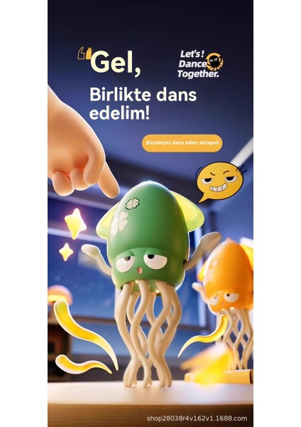 Sihirli Dans Ahtapot Çocuklar Elektrikli Oyuncaklar (Yurt Dışından) fırsatları