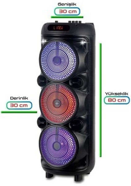 Bluetooth Özellikli Hoparlör 3x8