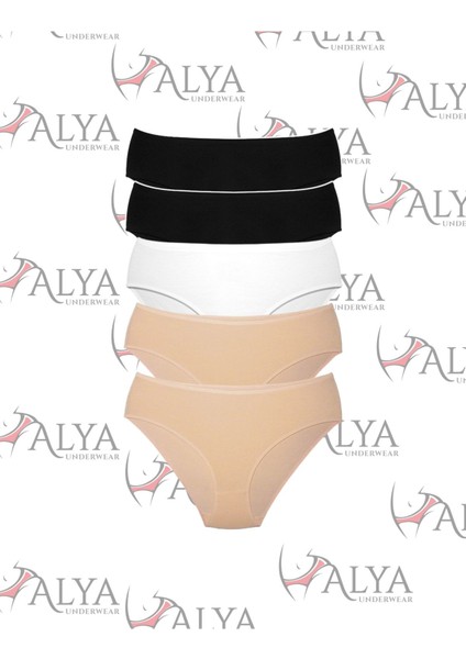 Kadın Külot, Lyocell Kumaş Külot, Yumuşak ve Dayanıklı Kadın Iç Çamaşırı, Liyosel ( P02, 2xl )