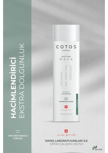 Volume Up Saç Bakım Maskesi ( Hacimlendirici Üstün Bakım Vegan)