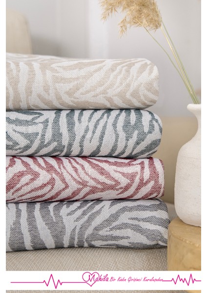Klasik Pamuklu Koltuk Örtüsü | 160X220 cm Zebra Desen Koltuk Örtüsü modelleri