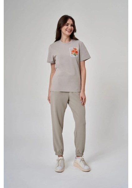 Kadın TSHIRT-1522117-KUM