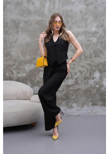 Modal Kumaş Yelek-Pantolon Takım modelleri