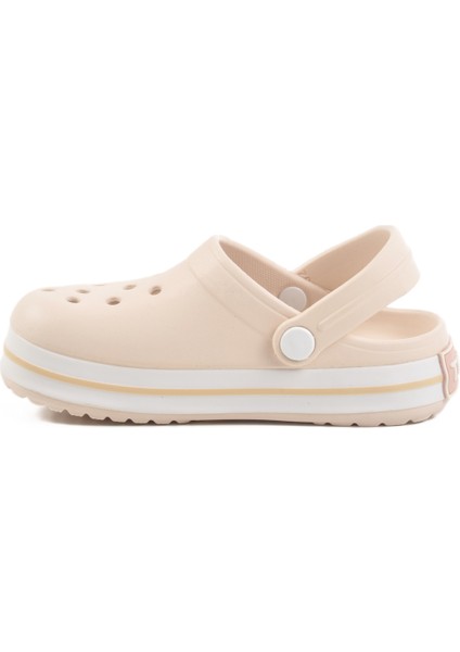 Ekru Eva Hafif Unisex Çocuk Sabo Terlik 214 F fiyatları