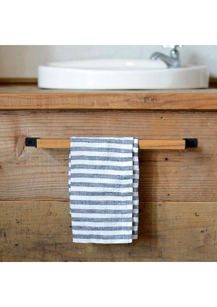 Ahşap Metal Havlu Tutacağı Metal Havlu Askısı 40 cm Mutfak Banyo Çok Amaçlı Askılık Fincan Askılığı Mutfak Gereçleri Askılığı fırsatları