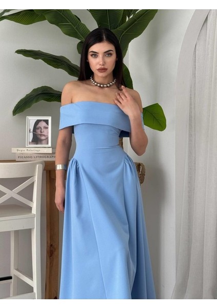 Stars Straplez Elbise M-Bebe Mavi̇si̇
