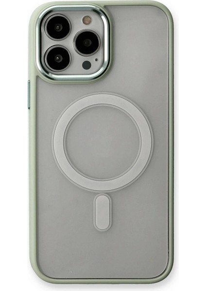 iPhone 13 Pro Kılıf Room Magneticsafe Silikon - Su Yeşili fiyatları