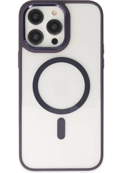 iPhone 13 Pro Kılıf Room Magneticsafe Silikon - Derin Mor fiyatları